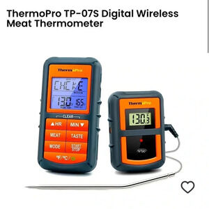 ThermoPro TP-07S Digital Wireless Meat Grilling Thermometer Kitchen Tools NEW